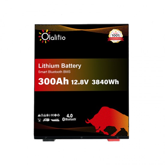 Litija akumulators 12.8V 300Ah OLALITIO LiFePO4