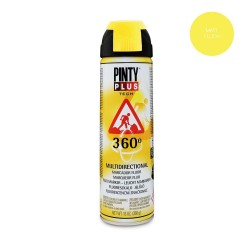 Ceļu marķēšanas fluorescējoša krāsa aerosolā dzeltena 500ml PintyPlus