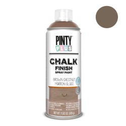 Ūdens bāzes krīta krāsa aerosolā Chestnut Brown PintyPlus CHALK 400ml