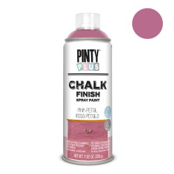 Ūdens bāzes krīta krāsa aerosolā Pink Petals PintyPlus CHALK 400ml