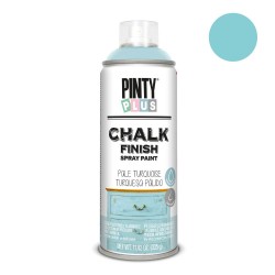 Ūdens bāzes krīta krāsa aerosolā Pale Tirquoise PintyPlus CHALK 400ml