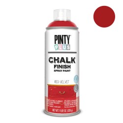 Ūdens bāzes krīta krāsa aerosolā Red Velvet PintyPlus CHALK 400ml