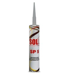 SOLL Melna poliuretāna šuvju mastika 310 ml SP5310B