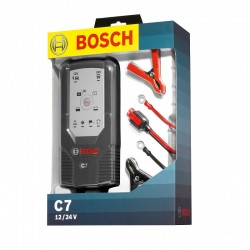Bosch C7 12/24V Auto akumulatoru lādētājs/uzturētājs (14-230 Ah)