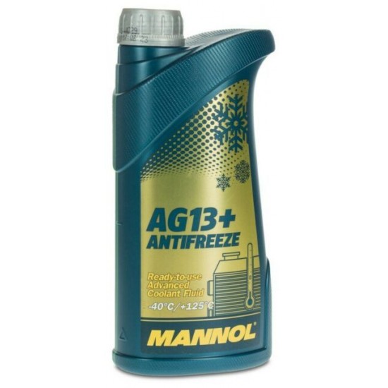 MANNOL AG13+ Dzeltens antifrīzs -40 1L