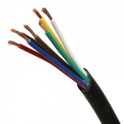 Piekabes 7 dzīslu strāvas vads - kabelis 5metri CARPOINT