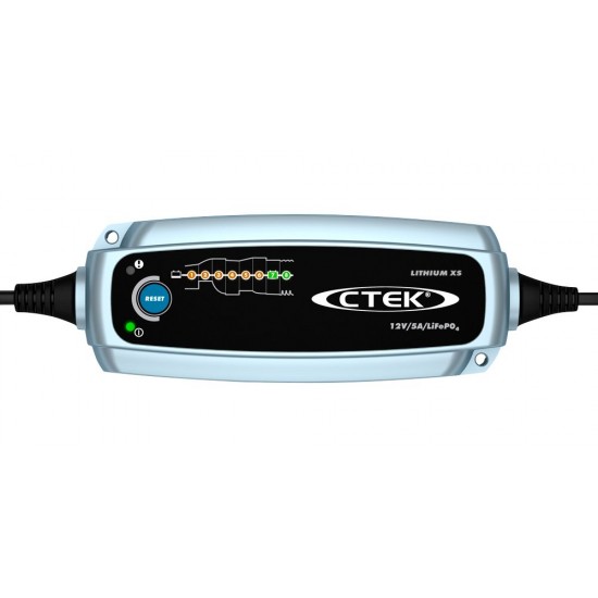 CTEK Auto litija akumulatora lādētājs/uzturētājs 12V 5A LITHIUM XS