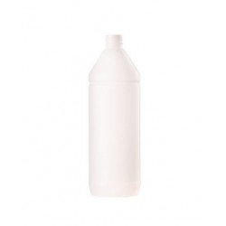 HDPE Matēta plastmasas Pudele 1L ar korķi ⌀28mm