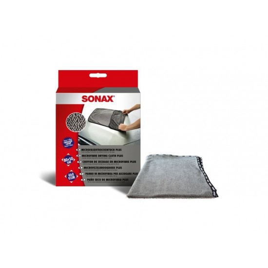 SONAX Mikrošķiedras auto žāvēšanas dvielis Microfiber Drying Cloth Plus