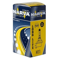 Narva spuldze H11, 12V, 55W. PGJ19-2, Long Life