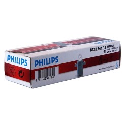 Philips spuldzes 24V, 1.2W, BAX8.3s/1.35 gray