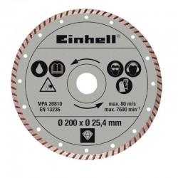 Einhell Dimanta griešanas disks 200x25.4mm