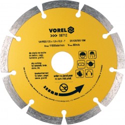 Dimanta disks betonam 125mm Vorel