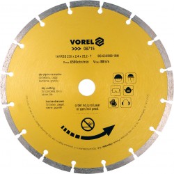 Dimanta disks betonam 230mm Vorel