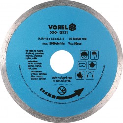 Dimanta disks flīzēm 115mm Vorel