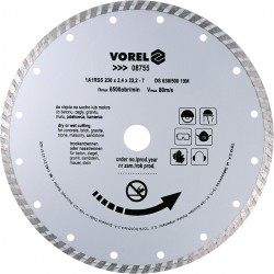 Dimanta disksTURBO 230mm Vorel